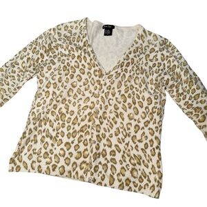 Jane Doe Leopard Print Cardigan